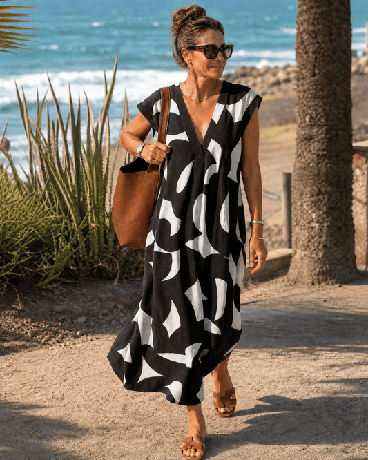 DOLORES™ | Vestido Midi Fluido